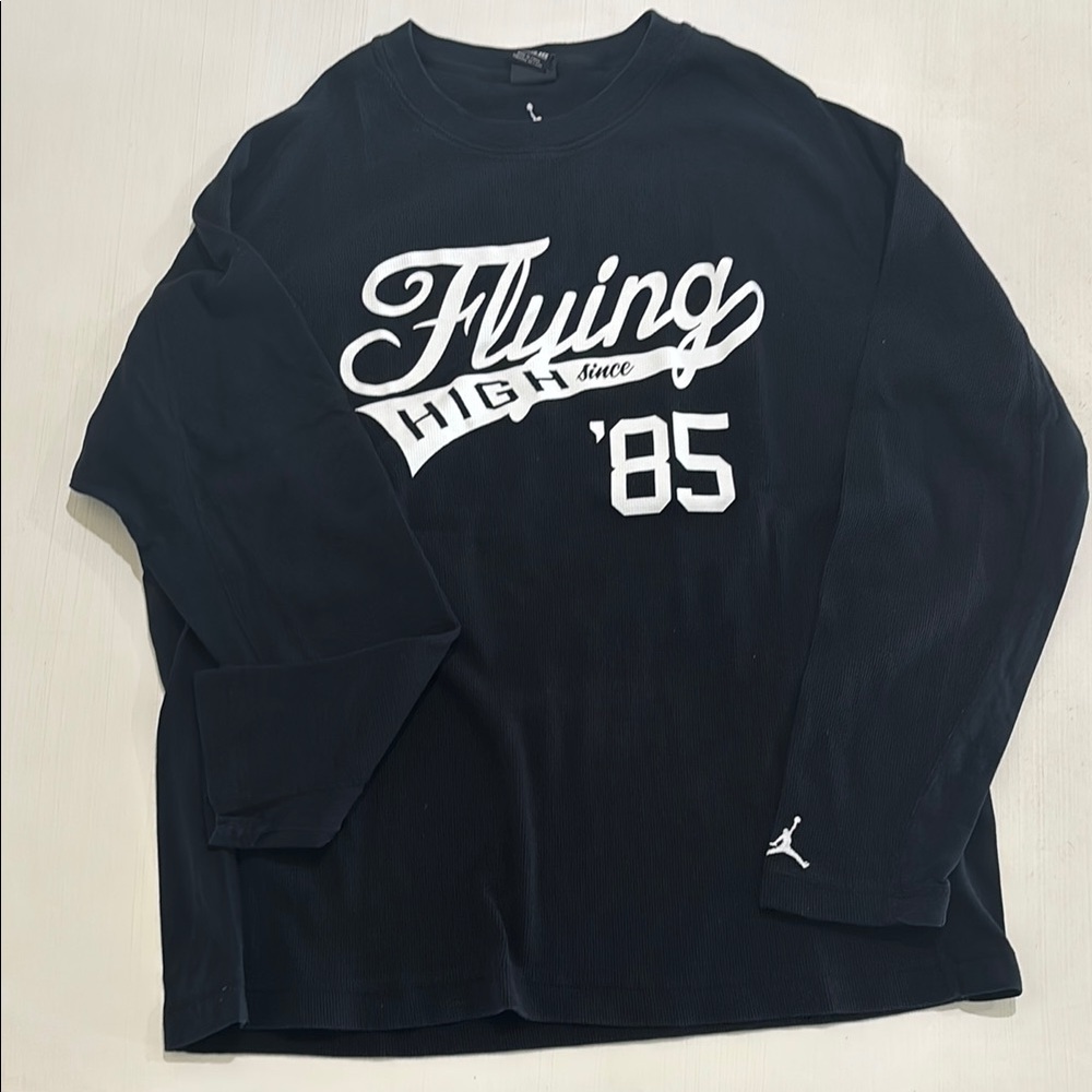 Jordan Jumpman black longsleeve thermal. Men's XXL. Like new condition. Classic!